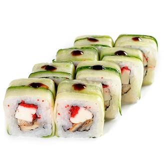 Фирменные роллы Дракон с угрем