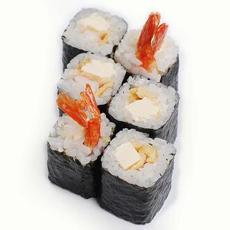 Роллы Норимаки с креветкой