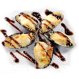 Запеченные мидии