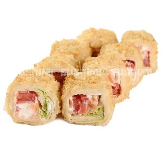 Роллы Жареная тортилья с лососем с/с